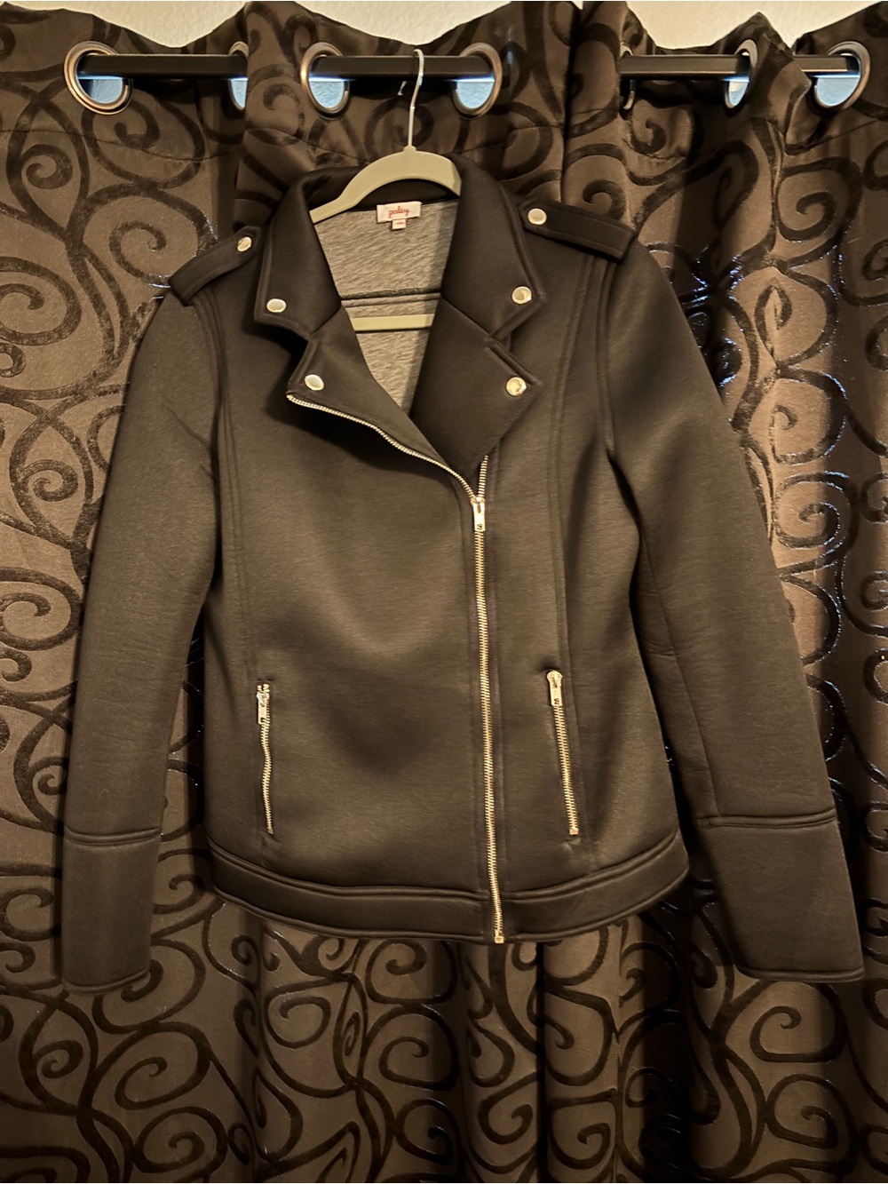 Women’s Black Moto Jacket - Pixley